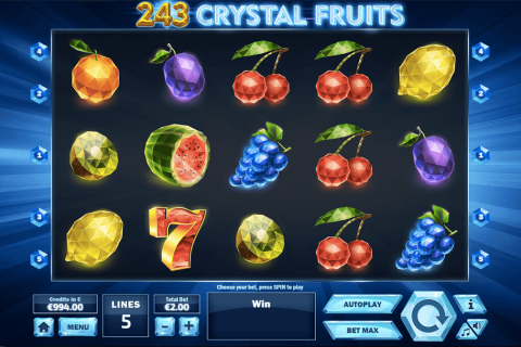 243 Crysal Fruits Tom Horn Casino Slots 