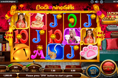 Beckoning Girls Sa Gaming Casino Slots 