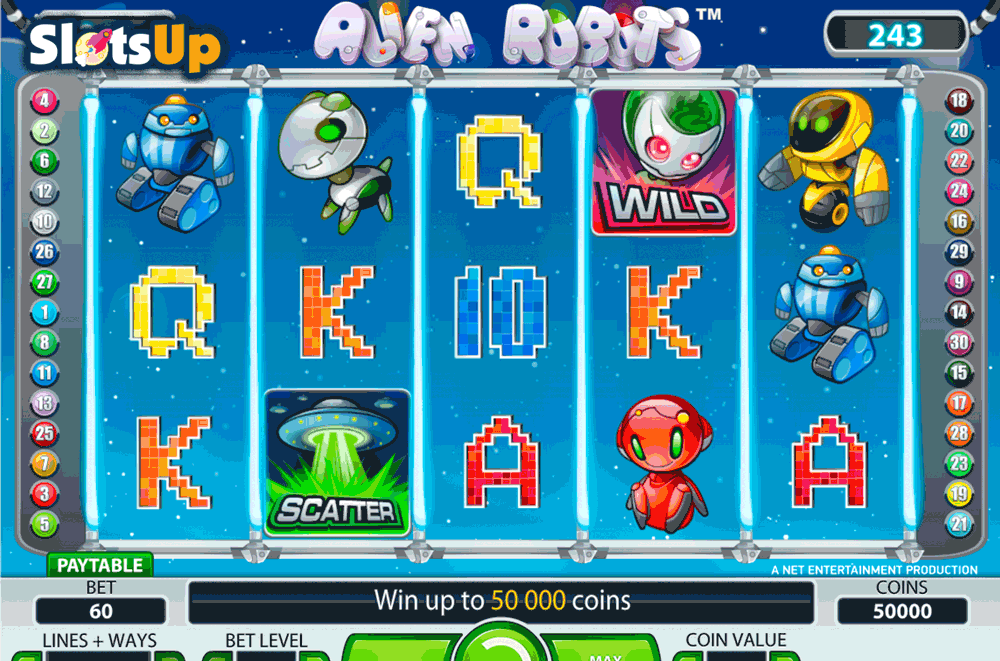 alien robots netent casino slots 