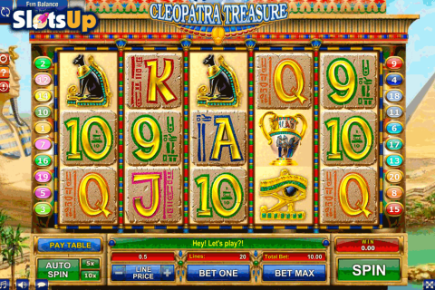 Cleopatra Treasure Gamesos Casino Slots 