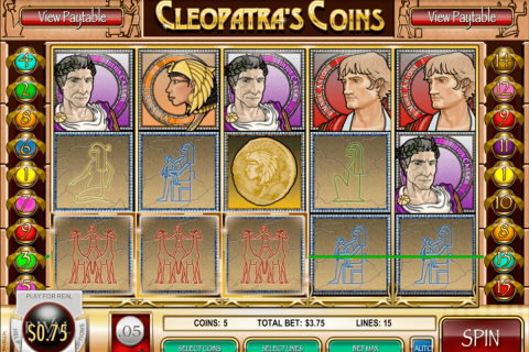 Cleopatras Coins Rival Casino Slots 