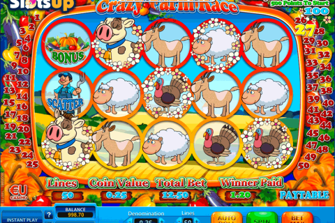 Crazy Farm Skillonnet Casino Slots 