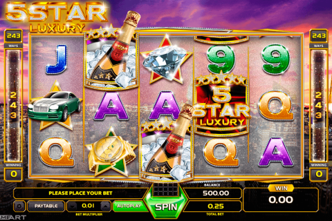 Five Star Luxury Gameart Slot Machine 