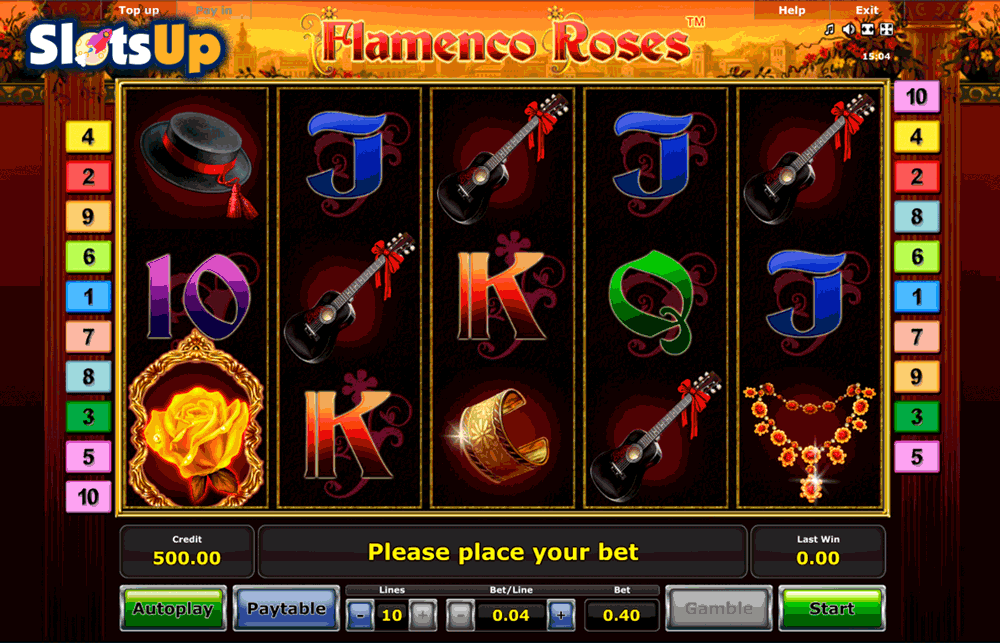 flamenco roses novomatic casino slots 