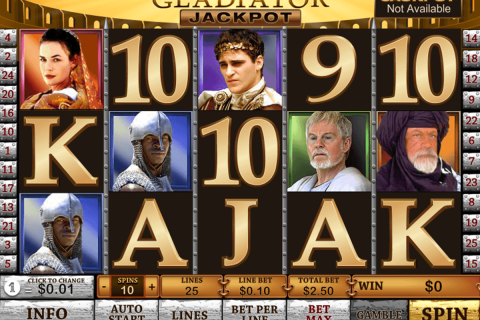 Gladiator Jackpot Playtech Casino Slots 