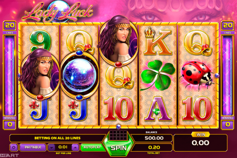 Lady Luck Gameart Slot Machine 