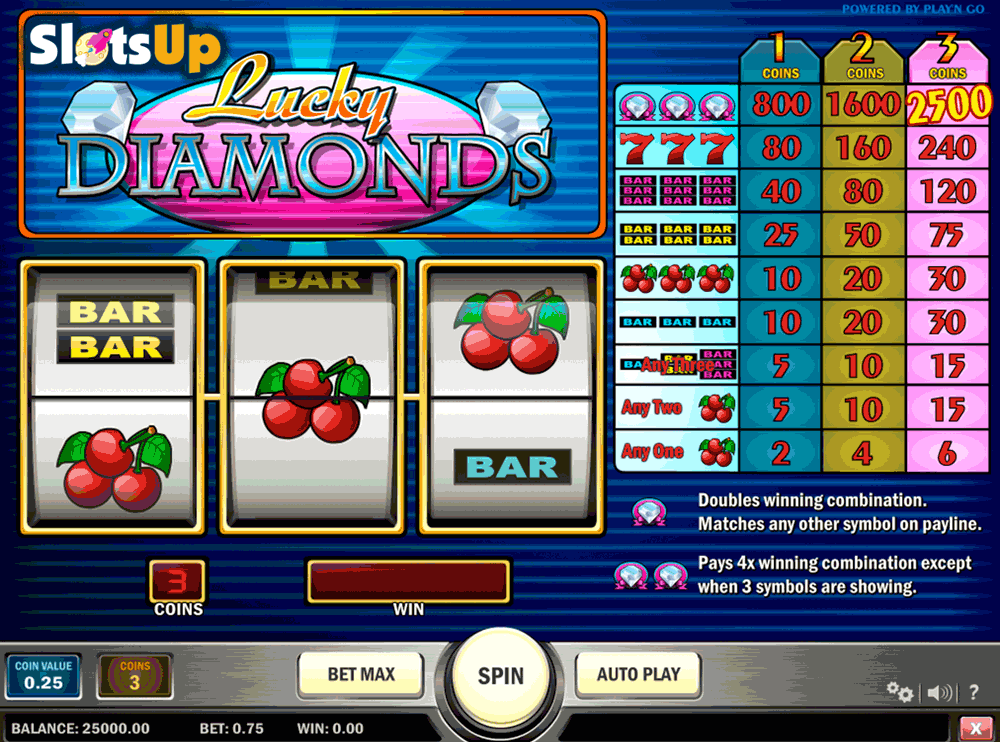 lucky diamonds playn go casino slots 