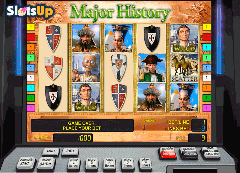 major history novomatic casino slots 
