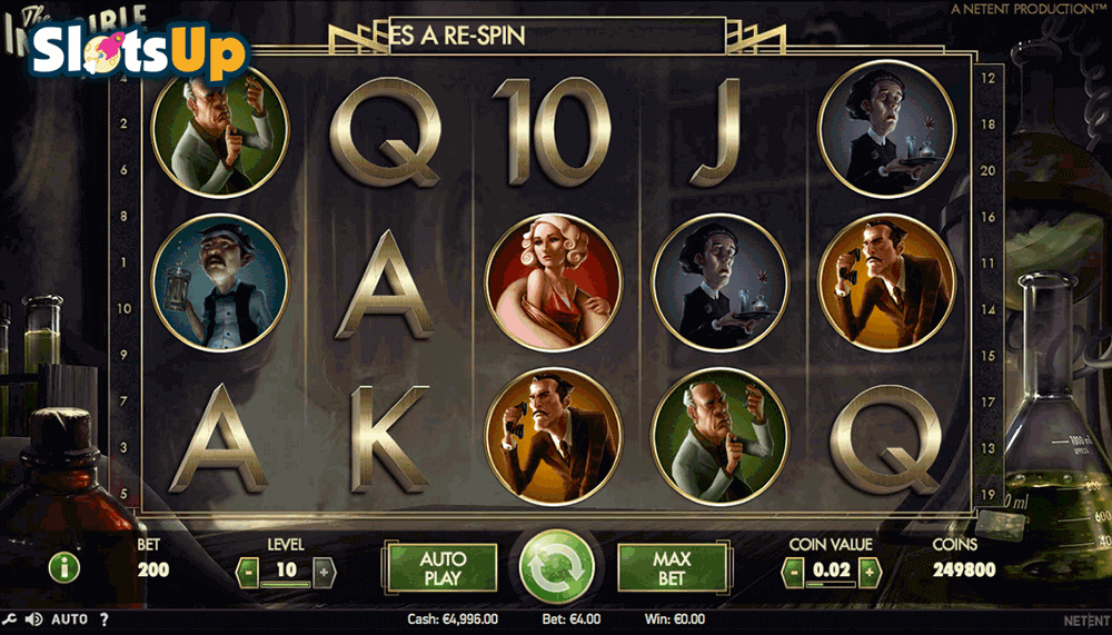 the invisible man netent casino slots 