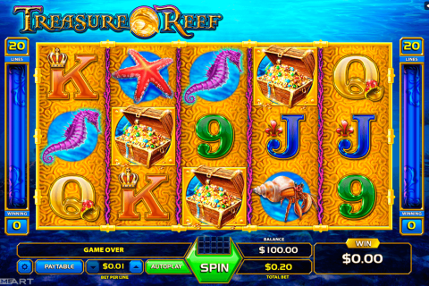 Treasure Reef Gameart Slot Machine 