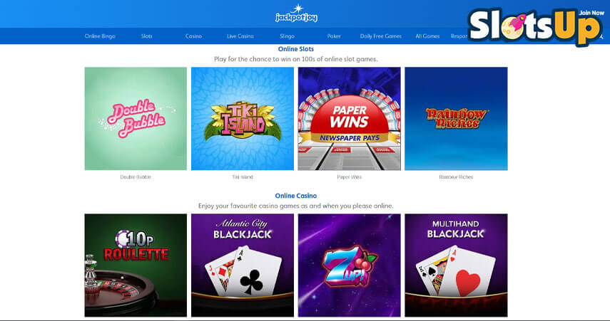 Jackpotjoy Casino Online Games