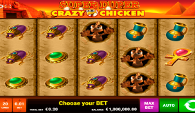 Super Duper Crazy Chicken Gamomat Casino Slots 