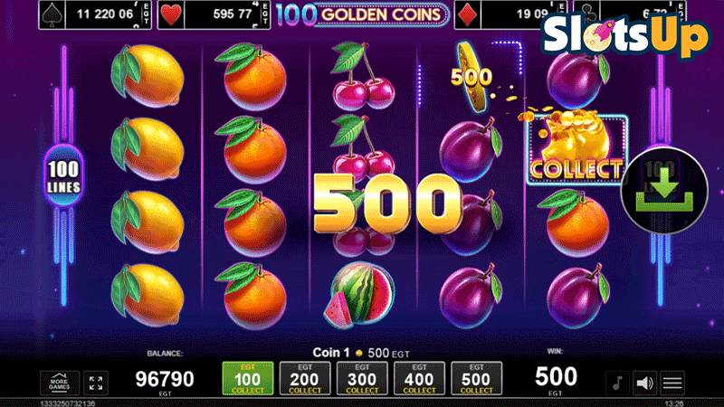 100 Golden Coins 100 Spins