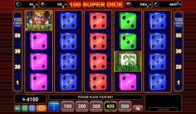100 Super Dice Egt Casino Slots 