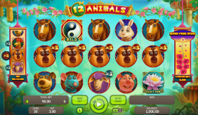 12 Animals Booongo Casino Slots 