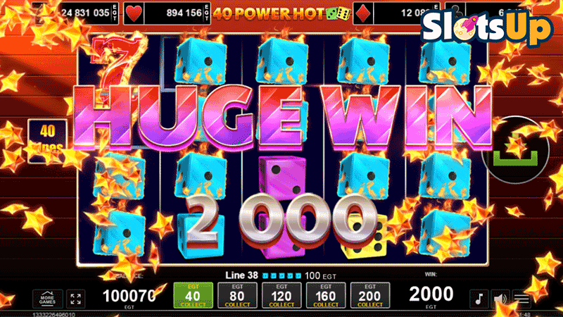 40 Power Hot Dice Spins