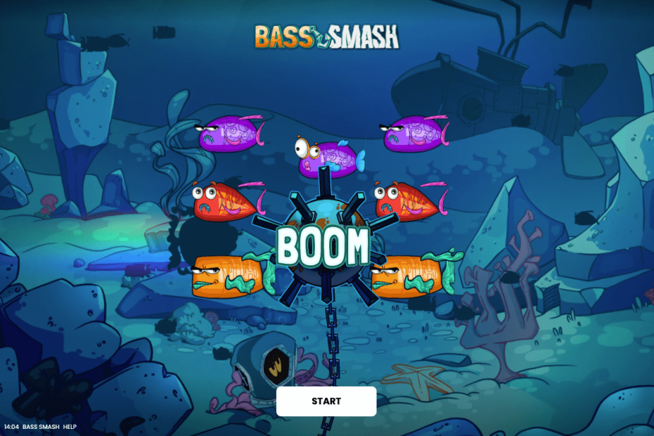Bass Smash Start Screen 