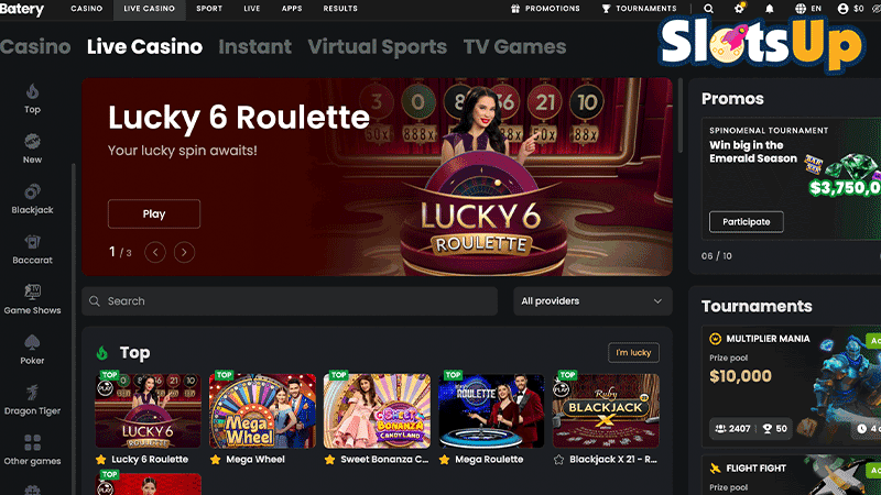 Batery.win Live Casino