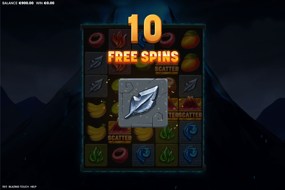 Blazing Touch Free Spin 