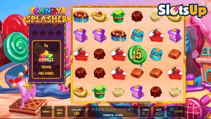 Candy Splashern 100 Spins