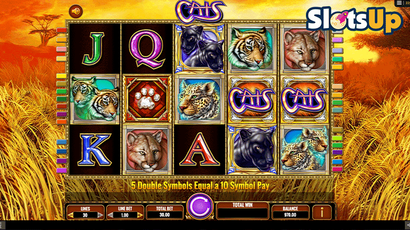 Cats Slot Review 94.93% RTP (Play Cats Slot Machine Free)