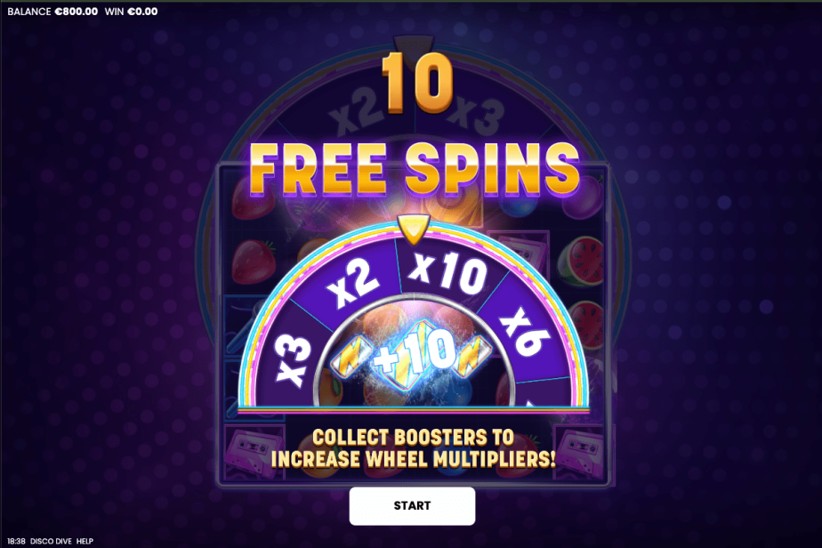 Disco Dive Free Spins 