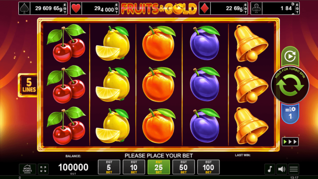 Fruits And Gold  Base Game 