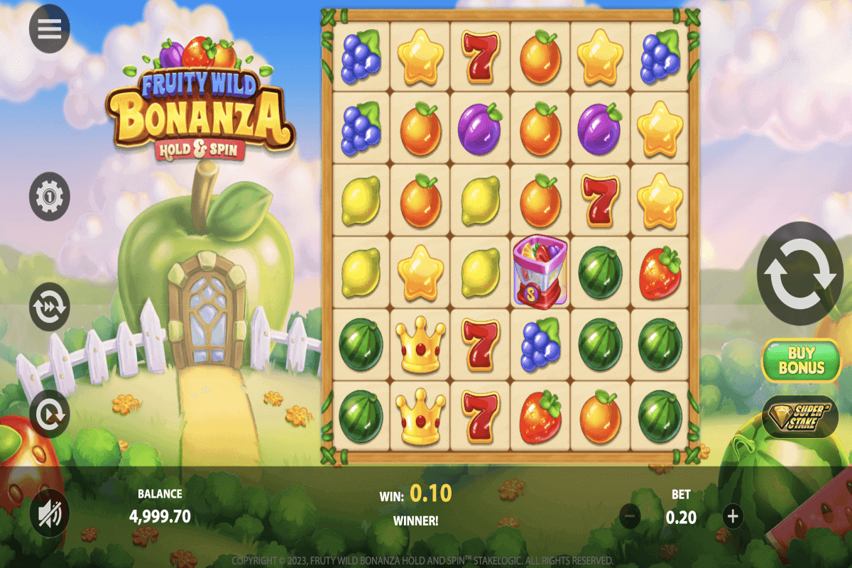 fruity wild bonanza hold spin stakelogic screenshot 