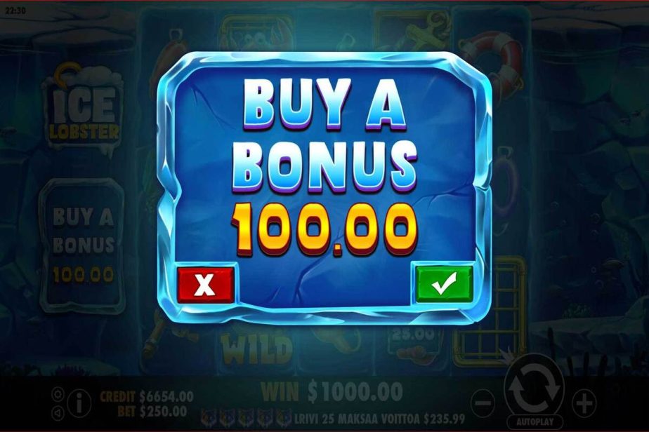 Ice Lobster Buy Bonus 1 