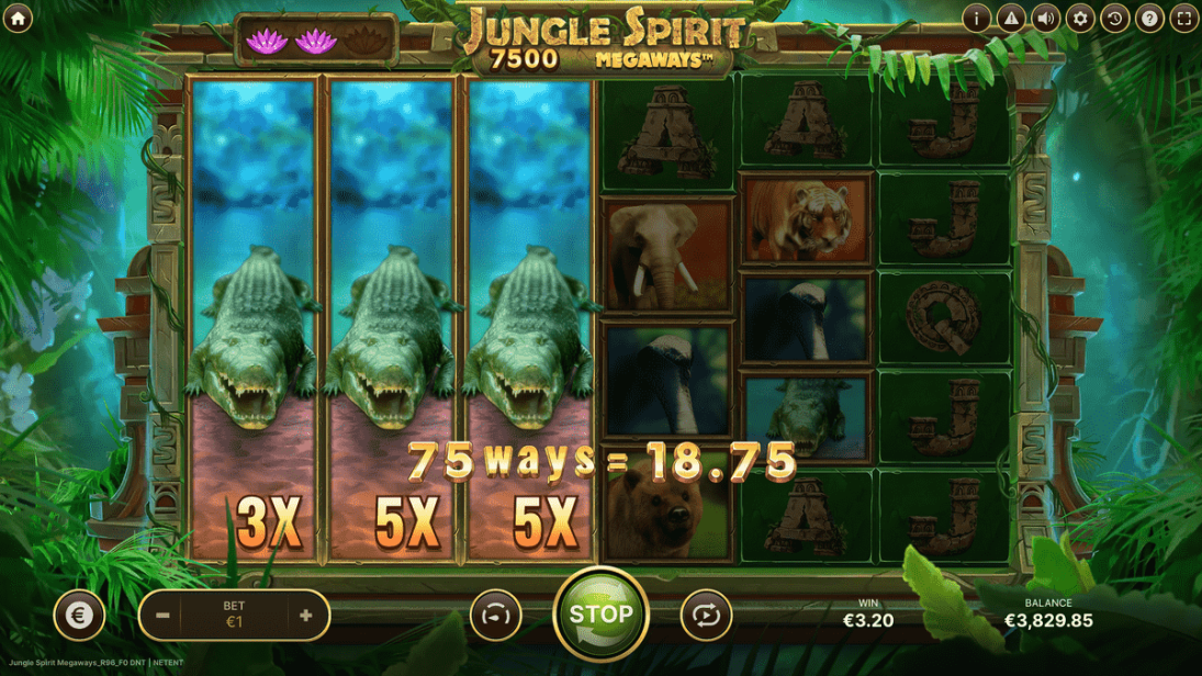 Jungle Spirit Megaways Base Game 