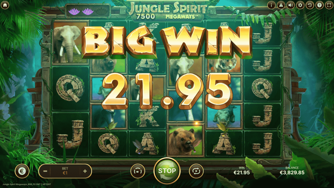 Jungle Spirit Megaways Big Win 