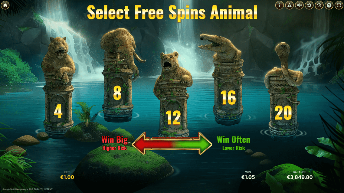Jungle Spirit Megaways Free Spins Animal 
