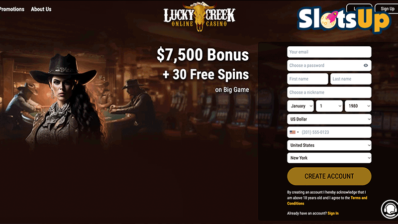 Lucky Creek Login