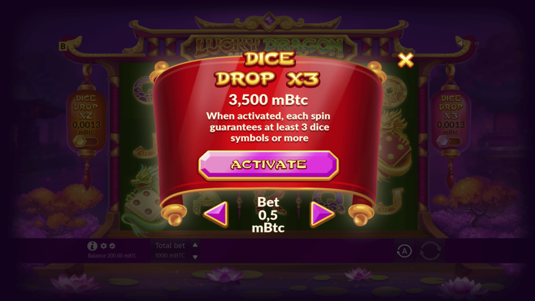 Lucky Dragon MultiDice X Popup 