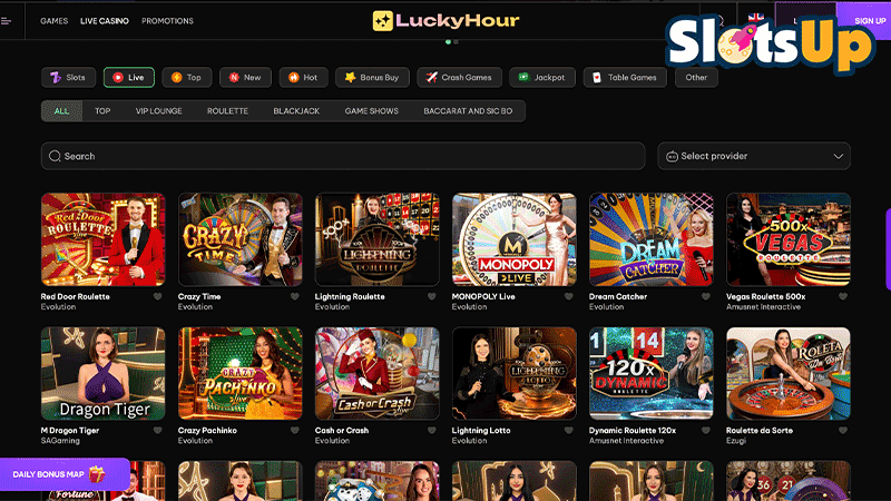 LuckyHour Live Casino