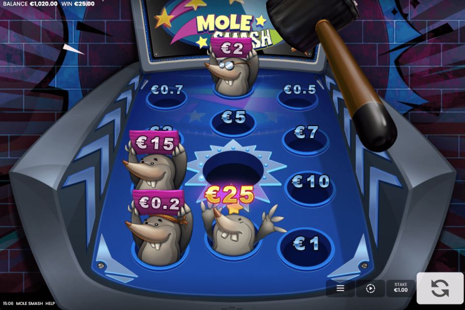 Mole Smash Win 