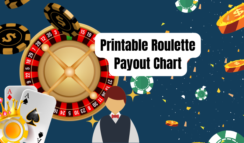 Printable Roulette Payout Chart 