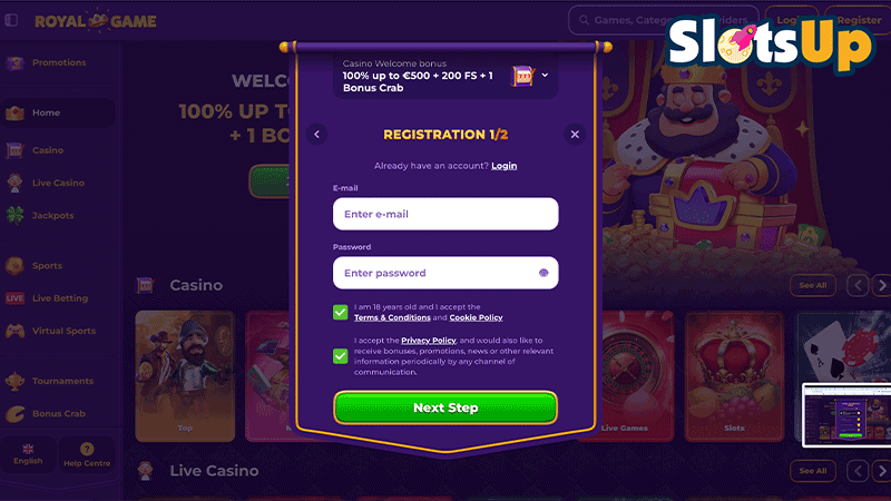 RoyalGame Login