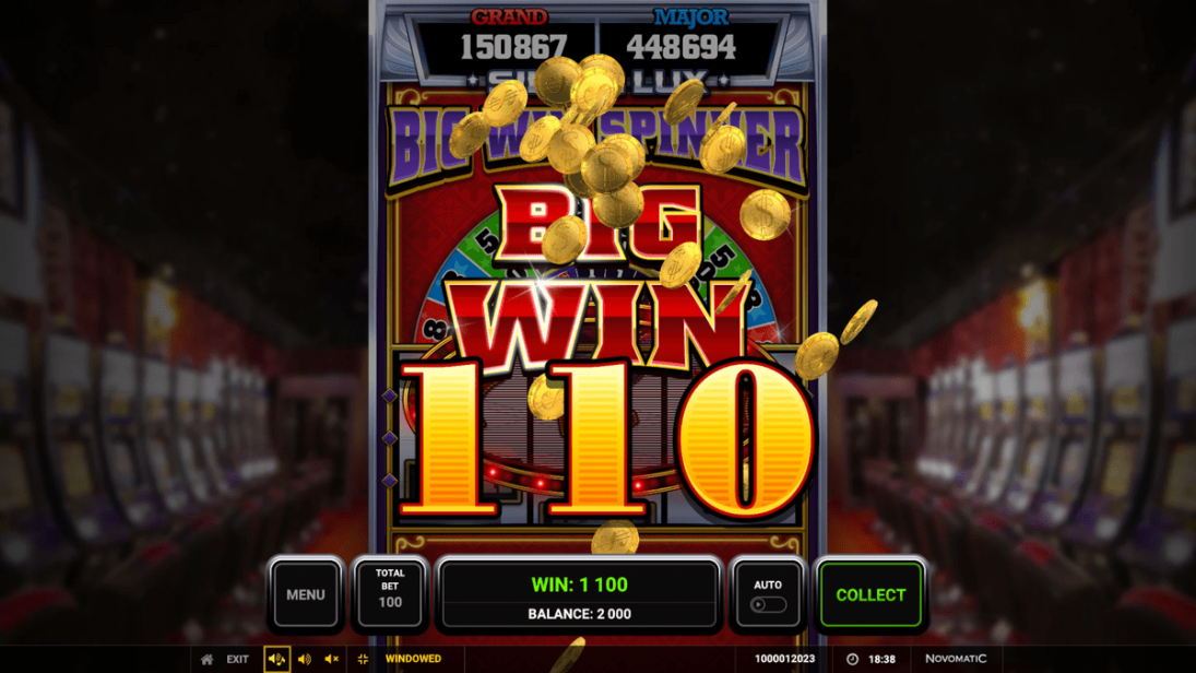 Silver Lux Big Win Spinner Big Win 