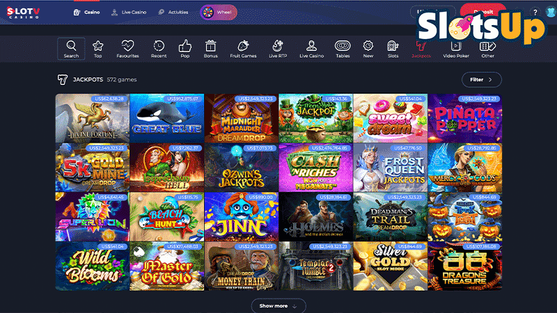 SlotV Jackpots