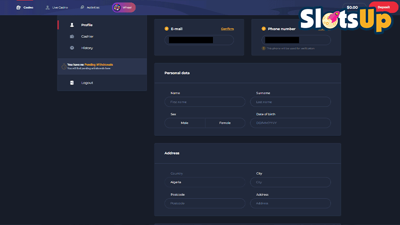 slotv Login