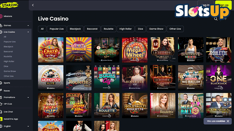 Starzino Live Casino