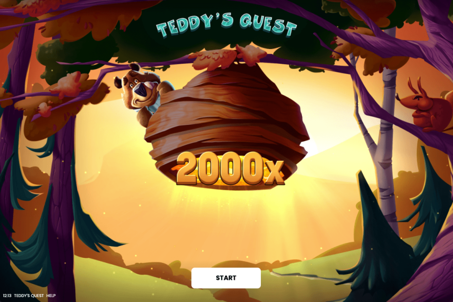 Teddys Quest Start Screen 