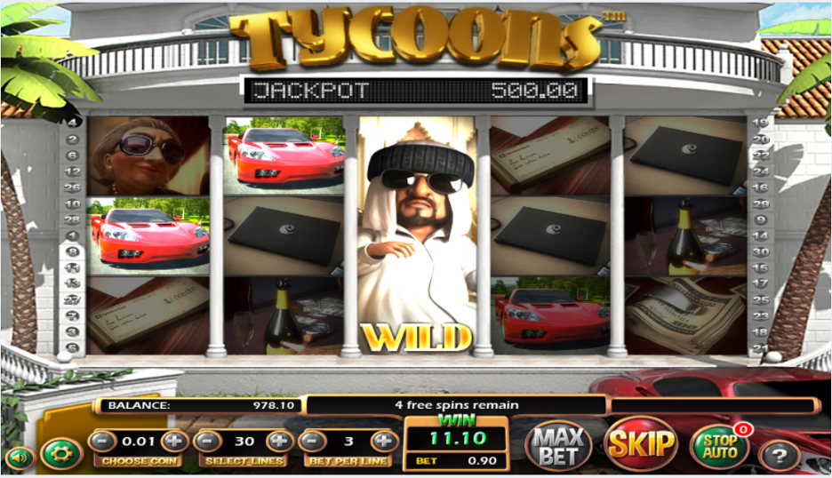Tycoons Slot By Betsoft