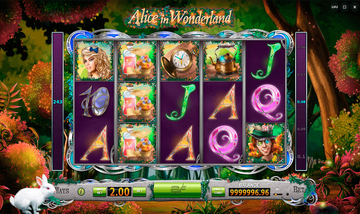 Alice in Wonderland (BF Games) Slot Machine Online 96.06% RTP ᐈ Play Free  BF Games Casino Games