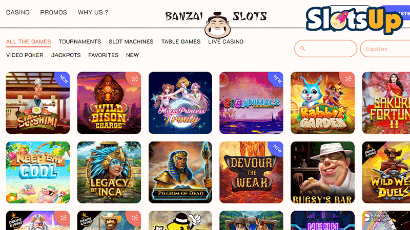 banzai Slots Games