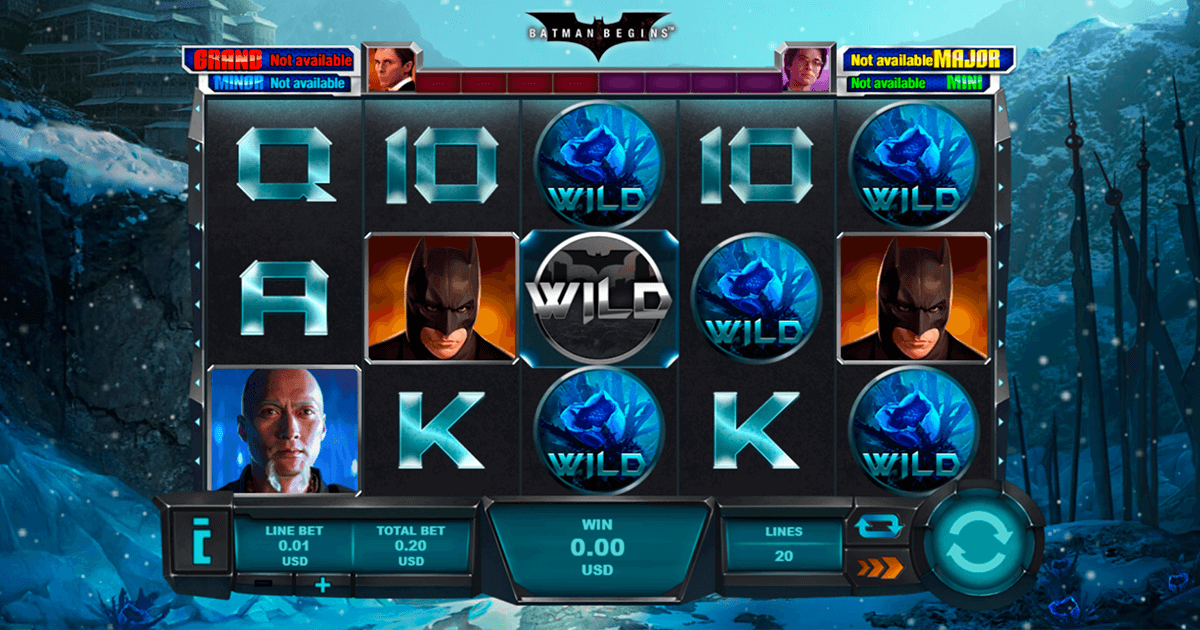 batman begins playtech casino slots 