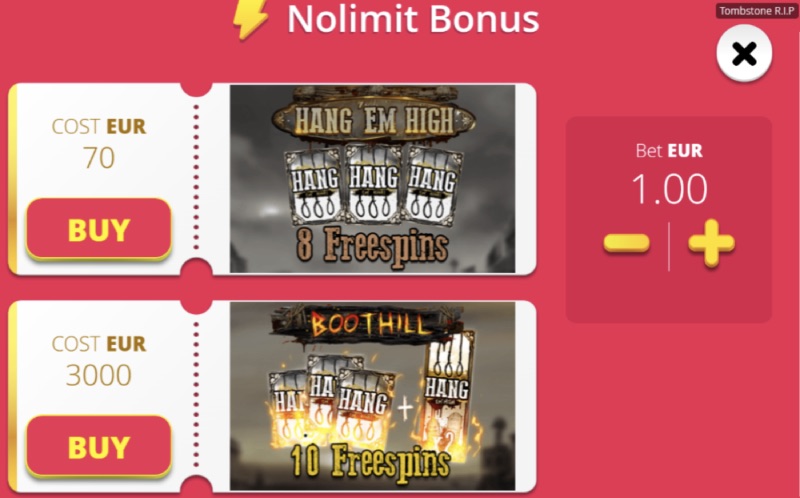 Bonus Buy Slot Feature