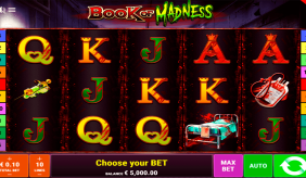 Book Of Madness Gamomat Casino Slots 