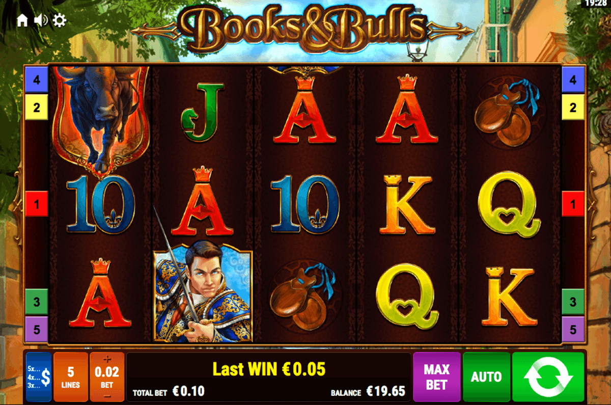 books and bulls bally wulff casino slots 